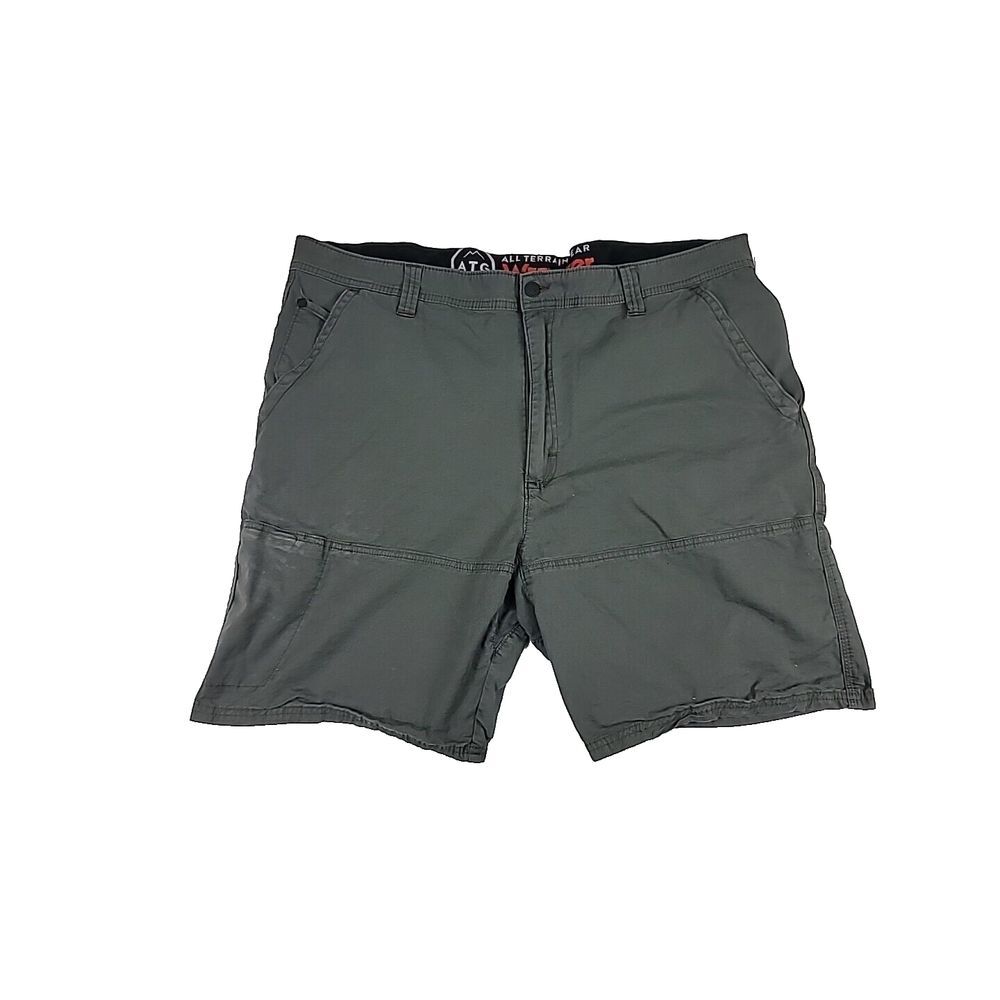 Wrangler Atg Shorts Mens 42 Gray All Terrain Gear Hiking‎ Utility Stretch